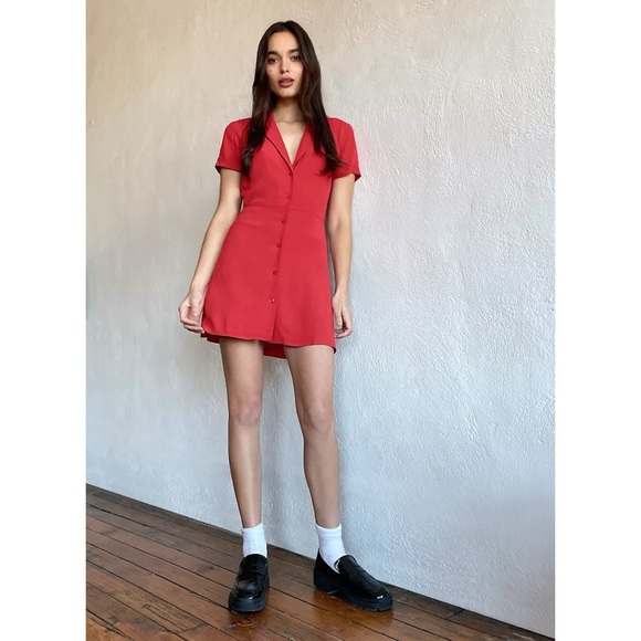 aritzia sunday best vida shirt dress - Picture 1 of 8